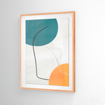 Cargar imagen en el visor de la galería, Cuadro Abstracto Nórdico Trazos Dos