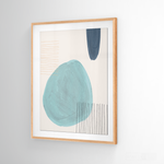 Cargar imagen en el visor de la galería, Cuadro Abstracto Reposo en Azul