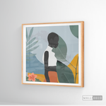 Cargar imagen en el visor de la galería, Cuadro Mujer Kenia