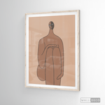 Cargar imagen en el visor de la galería, Cuadro Minimalista Figura Humana Tres
