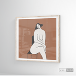 Cargar imagen en el visor de la galería, Cuadro Minimalista Figura Humana Dos