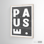 Cargar imagen en el visor de la galería, Cuadro Minimalista Pause