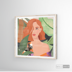 Cargar imagen en el visor de la galería, Cuadro Mujer Olivia