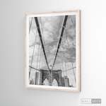 Cargar imagen en el visor de la galería, Cuadro New York Brooklyn Bridge Vertical