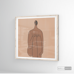 Cargar imagen en el visor de la galería, Cuadro Minimalista Figura Humana Tres