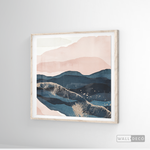 Cargar imagen en el visor de la galería, Cuadro Fragmentos Montañas (A)