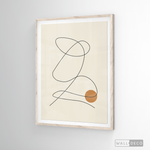 Cargar imagen en el visor de la galería, Cuadro Minimalista Knot Café