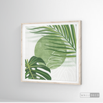 Cargar imagen en el visor de la galería, Cuadro Botánico Monstera Palma