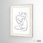 Cargar imagen en el visor de la galería, Cuadro Minimalista Figura Humana