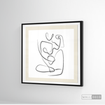 Cargar imagen en el visor de la galería, Cuadro Minimalista Figura Humana