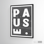Cargar imagen en el visor de la galería, Cuadro Minimalista Pause