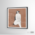 Cargar imagen en el visor de la galería, Cuadro Minimalista Figura Humana Dos