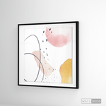 Cargar imagen en el visor de la galería, Cuadro Abstracto Nórdico Pastel Dos