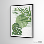 Cargar imagen en el visor de la galería, Cuadro Botánico Monstera Palma