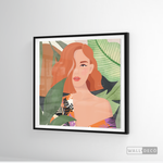 Cargar imagen en el visor de la galería, Cuadro Mujer Olivia