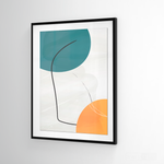 Cargar imagen en el visor de la galería, Cuadro Abstracto Nórdico Trazos Dos