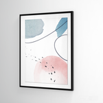 Cargar imagen en el visor de la galería, Cuadro Abstracto Nórdico Pastel tres