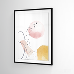 Cargar imagen en el visor de la galería, Cuadro Abstracto Nórdico Pastel Dos