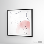 Cargar imagen en el visor de la galería, Cuadro Abstracto Nórdico Pastel tres