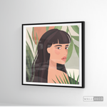 Cargar imagen en el visor de la galería, Cuadro Mujer Leticia