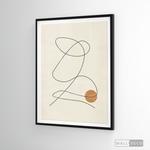 Cargar imagen en el visor de la galería, Cuadro Minimalista Knot Café