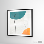 Cargar imagen en el visor de la galería, Cuadro Abstracto Nórdico Trazos Dos