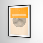 Cargar imagen en el visor de la galería, Cuadro Abstracto Minimal Sunset Yellow