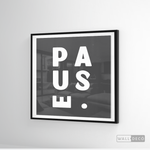 Cargar imagen en el visor de la galería, Cuadro Minimalista Pause