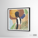 Cargar imagen en el visor de la galería, Cuadro Mujer Luanda