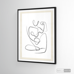 Cargar imagen en el visor de la galería, Cuadro Minimalista Figura Humana