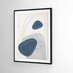 Cargar imagen en el visor de la galería, Cuadro Abstracto Calma en Azul