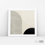 Cargar imagen en el visor de la galería, Cuadro Minimalista Line Art Arcos