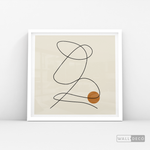 Cargar imagen en el visor de la galería, Cuadro Minimalista Knot Café