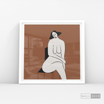 Cargar imagen en el visor de la galería, Cuadro Minimalista Figura Humana Dos