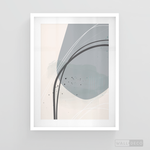 Cargar imagen en el visor de la galería, Cuadro Abstracto Nórdico Óvalos Uno