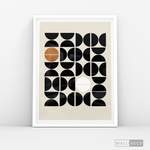 Cargar imagen en el visor de la galería, Cuadro Minimalista Geométrico Café