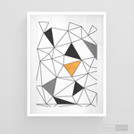 Cargar imagen en el visor de la galería, Cuadro Abstracto Prisma Pirámide