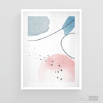 Cargar imagen en el visor de la galería, Cuadro Abstracto Nórdico Pastel tres