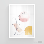 Cargar imagen en el visor de la galería, Cuadro Abstracto Nórdico Pastel Dos