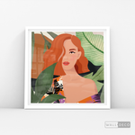 Cargar imagen en el visor de la galería, Cuadro Mujer Olivia