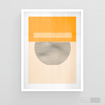 Cargar imagen en el visor de la galería, Cuadro Abstracto Minimal Sunset Yellow