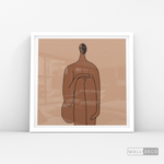 Cargar imagen en el visor de la galería, Cuadro Minimalista Figura Humana Tres