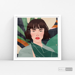 Cargar imagen en el visor de la galería, Cuadro Mujer Martina