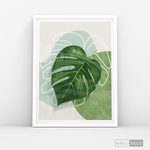 Cargar imagen en el visor de la galería, Cuadro Botánico Monstera Tropical