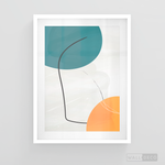 Cargar imagen en el visor de la galería, Cuadro Abstracto Nórdico Trazos Dos