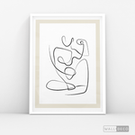 Cargar imagen en el visor de la galería, Cuadro Minimalista Figura Humana