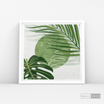 Cargar imagen en el visor de la galería, Cuadro Botánico Monstera Palma