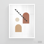 Cargar imagen en el visor de la galería, Cuadro Abstracto Escalera