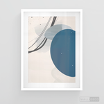 Cargar imagen en el visor de la galería, Cuadro Abstracto Nórdico Óvalos Dos