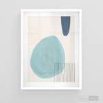 Cargar imagen en el visor de la galería, Cuadro Abstracto Reposo en Azul